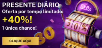Apostas ao vivo no 56h — cash out e cotações em tempo real